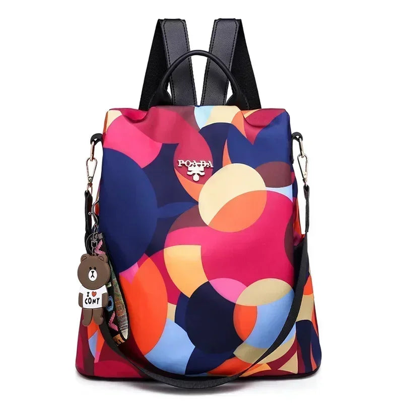 Women Oxford Cloth Fashion Backpack