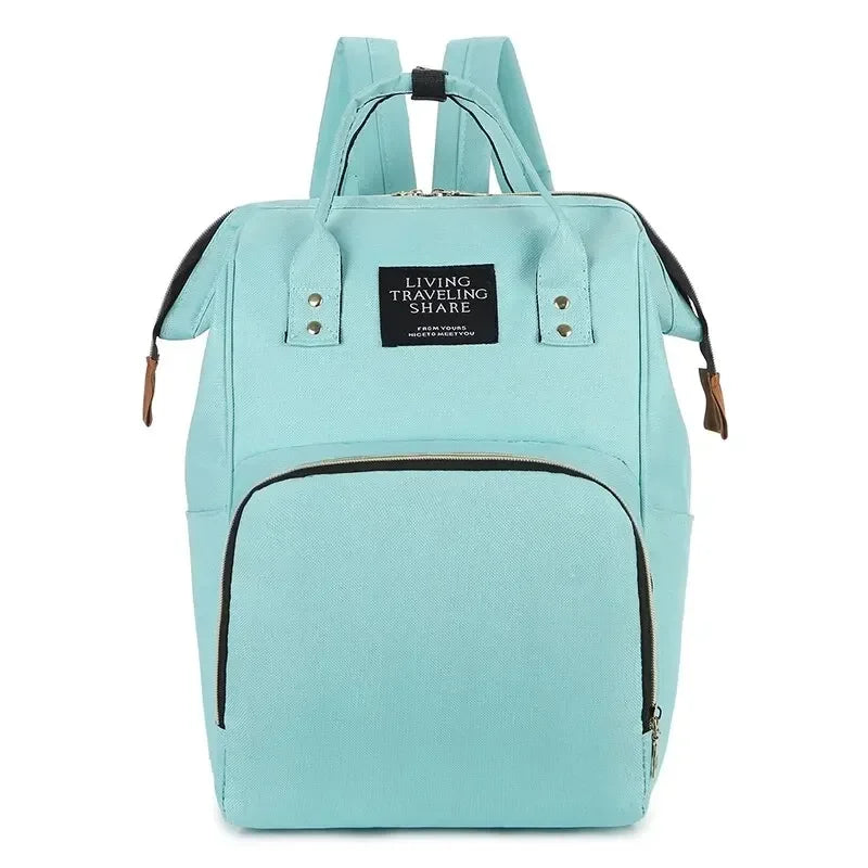 Large Capacity Zipper Mommy Backpack