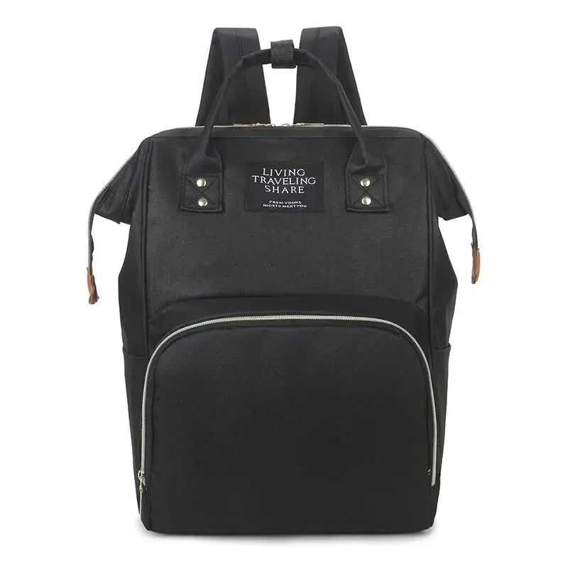 Large Capacity Zipper Mommy Backpack