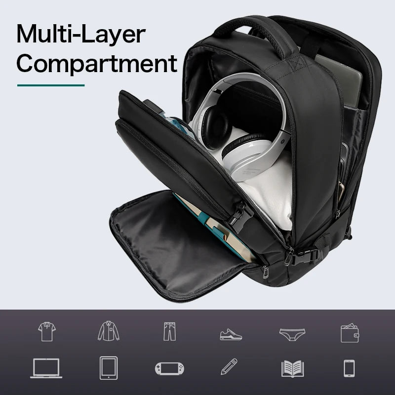 New Design Large Capacity USB Rechargable Backpack