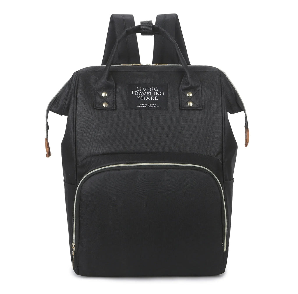 Large Capacity Zipper Mommy Backpack