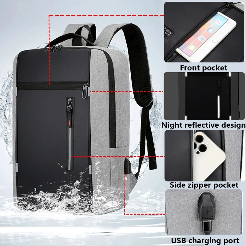 Waterproof Oxford Laptop Backpack