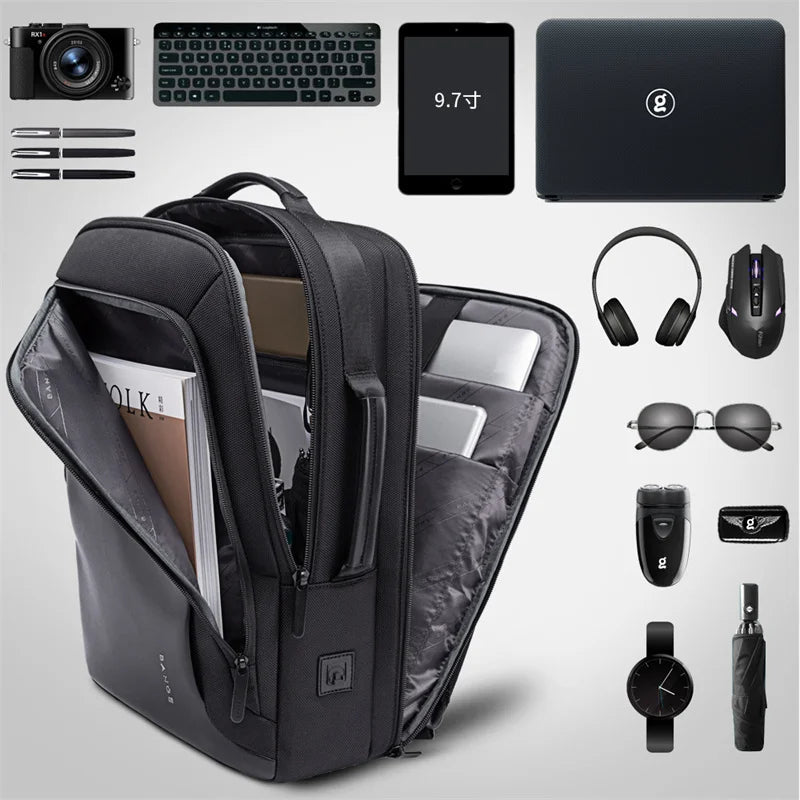 Men Anti theft Waterproof Laptop Backpack